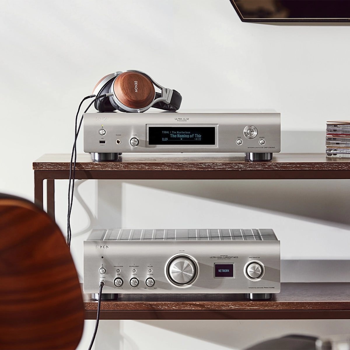 Denon DNP-2000NE Network Player with Ultra AL32 Processing and HEOS Built-In (Silver)