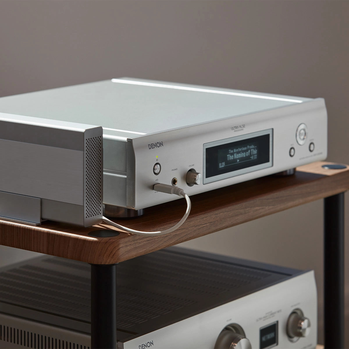 Denon DNP-2000NE Network Player with Ultra AL32 Processing and HEOS Built-In (Silver)