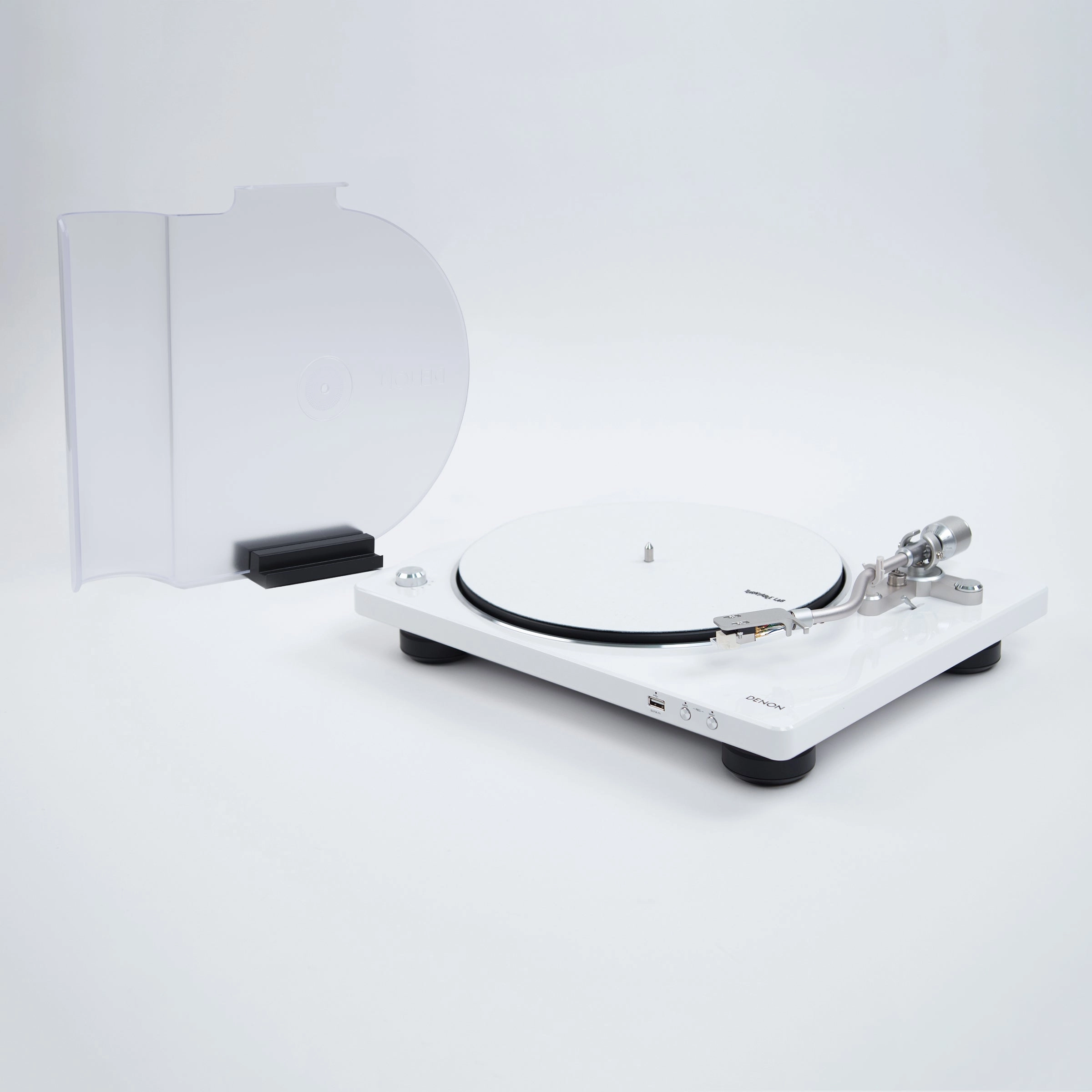 Denon: DP-450USB Turntable - White (DP450USBWT)