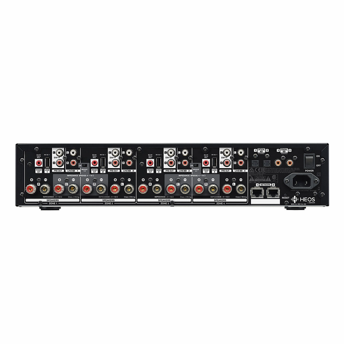 Denon HEOS Drive HS2 8 Channel Multi-Room Network Amplifier