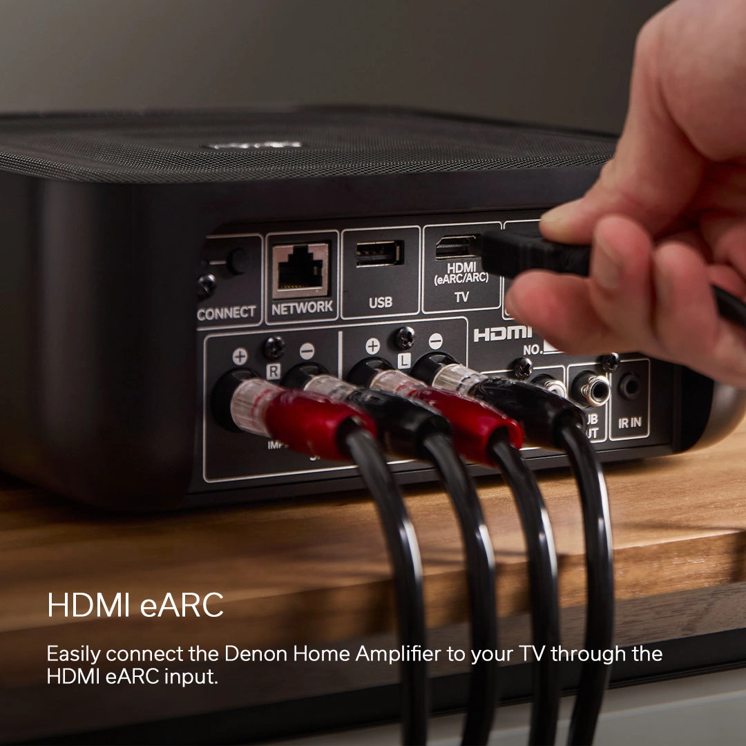 Denon Home Amp 2 Channel,100W Amplifier with HEOS Built-in (Each)