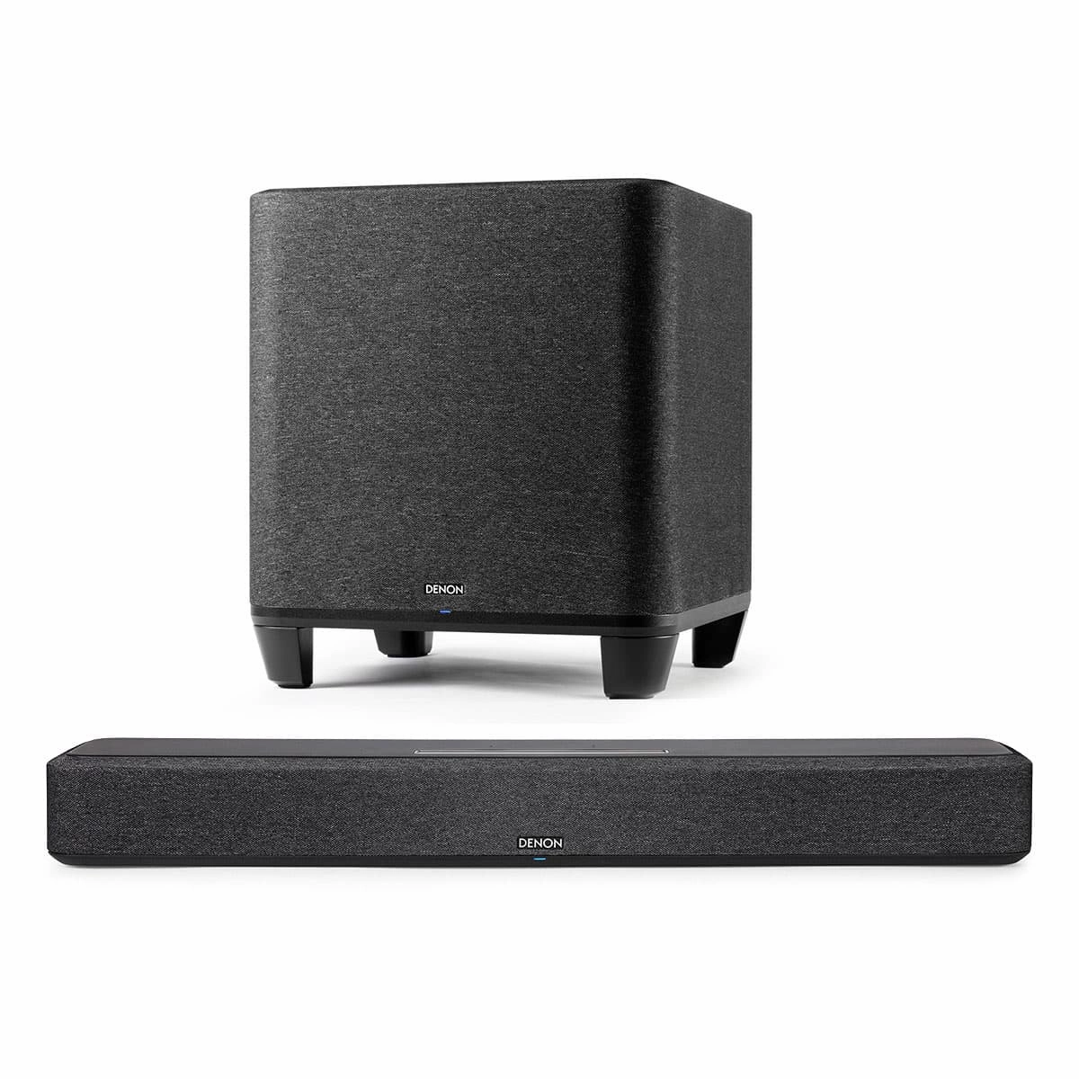 Denon Home Sound Bar 550 with Dolby Atmos and HEOS Built-in and Denon Home Wireless 8" Subwoofer with HEOS Soundbars,TV Sound Systems,Bar Speakers