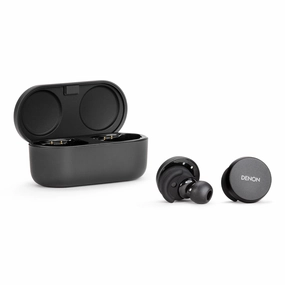 Denon PerL True Wireless Earbuds with Active Noise Cancellation & Adaptive Acoustic Technology (Black) Earbuds & In ear Headphones,In-ear Monitors,IEMs