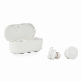 Denon PerL True Wireless Earbuds with Active Noise Cancellation & Adaptive Acoustic Technology (White) Earbuds & In ear Headphones,In-ear Monitors,IEMs