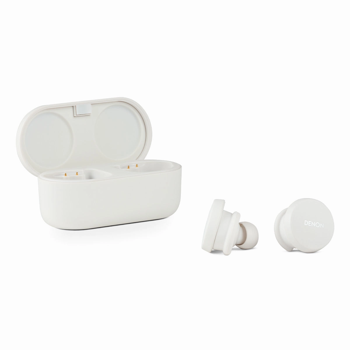 Denon PerL True Wireless Earbuds with Active Noise Cancellation & Adaptive Acoustic Technology (White) Earbuds & In ear Headphones,In-ear Monitors,IEMs