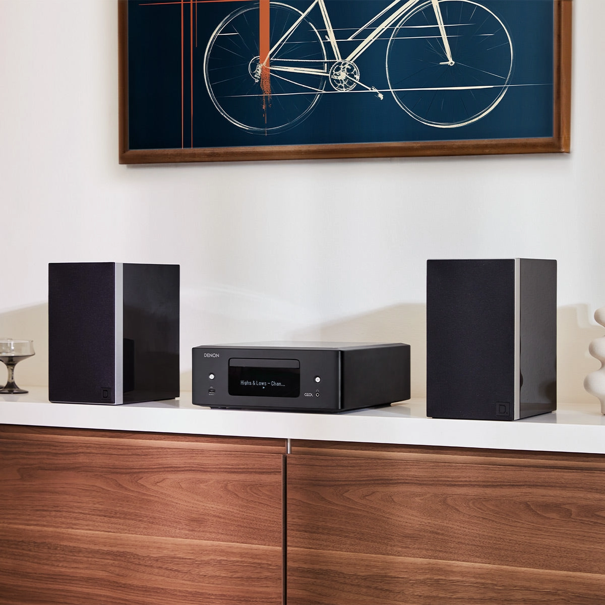 Denon RCD-N12 Network Connected Mini Hi-Fi System