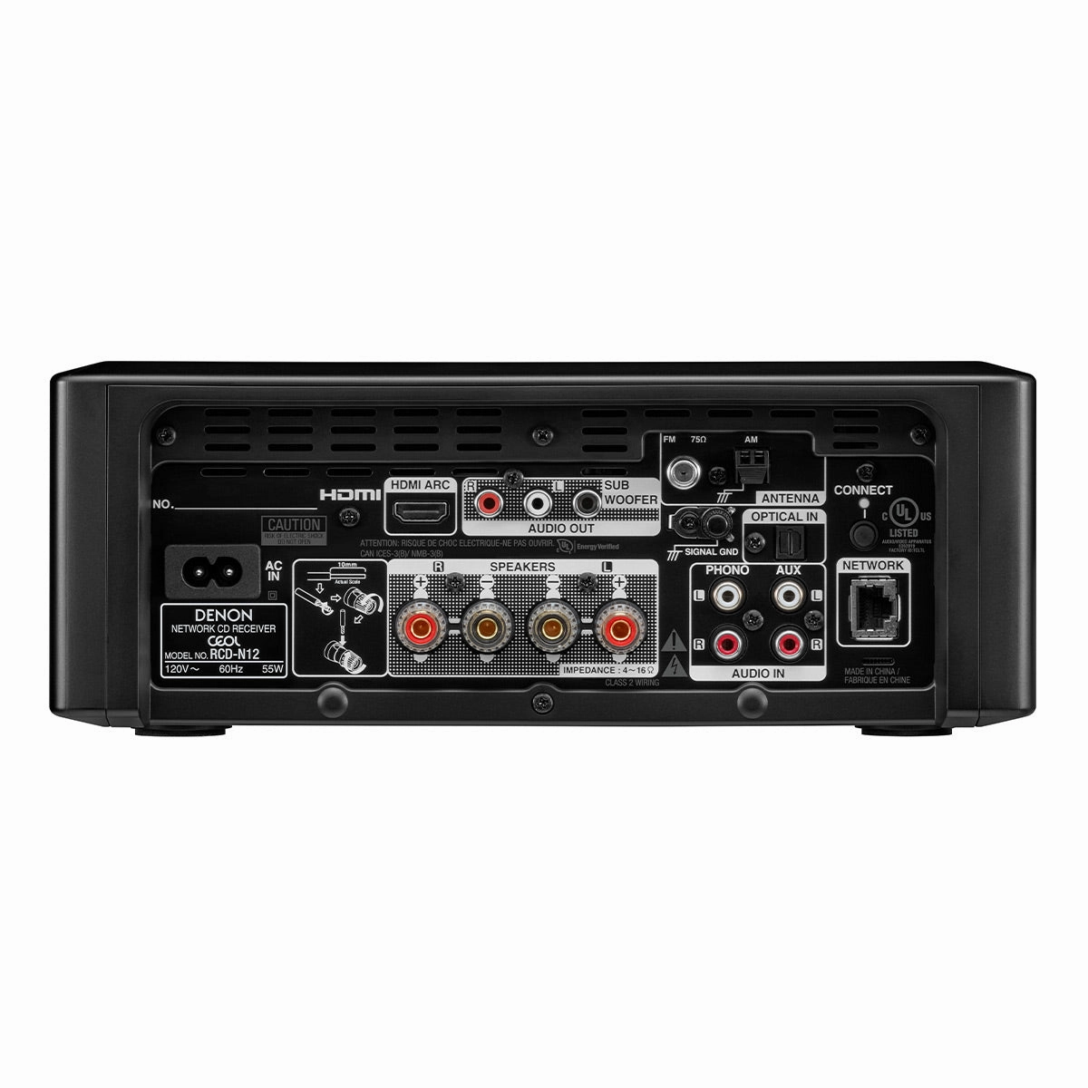 Denon RCD-N12 Network Connected Mini Hi-Fi System