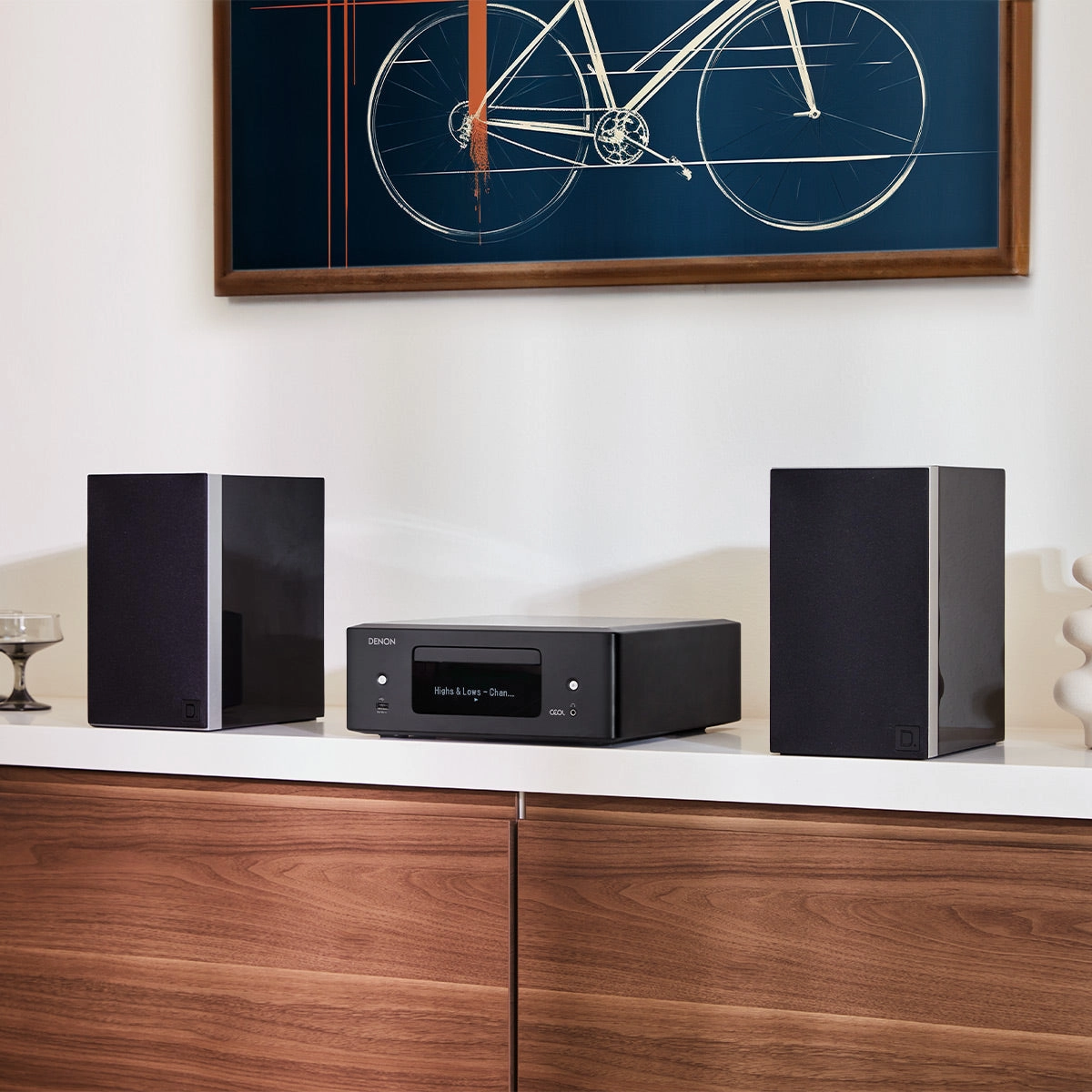 Denon RCD-N12 Network Connected Mini Hi-Fi System