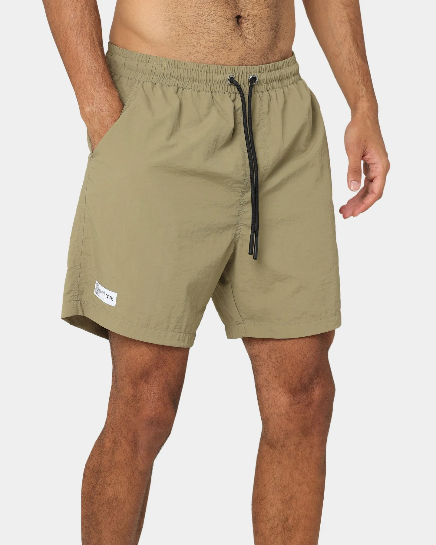 DOPE Miami Nylon Shorts Olive