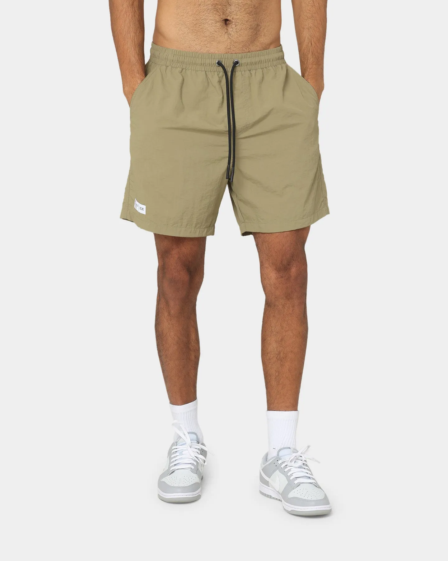 DOPE Miami Nylon Shorts Olive