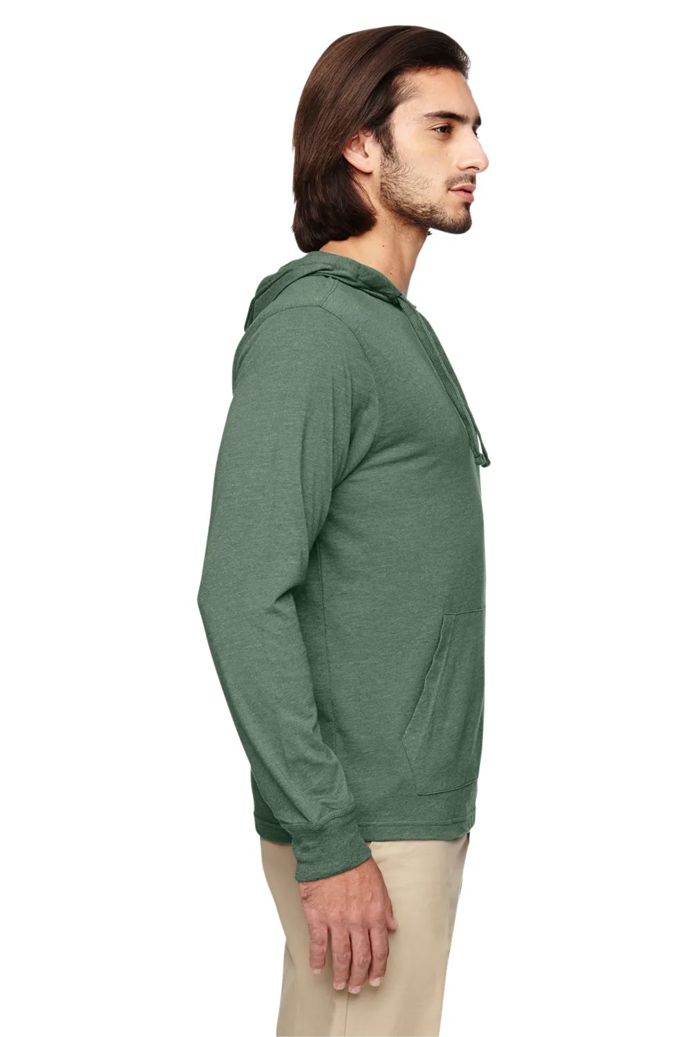 Econscious Mens Eco Jersey Hooded T-SHirt Hoodie - Asparagus Green  The best Clothing Econscious