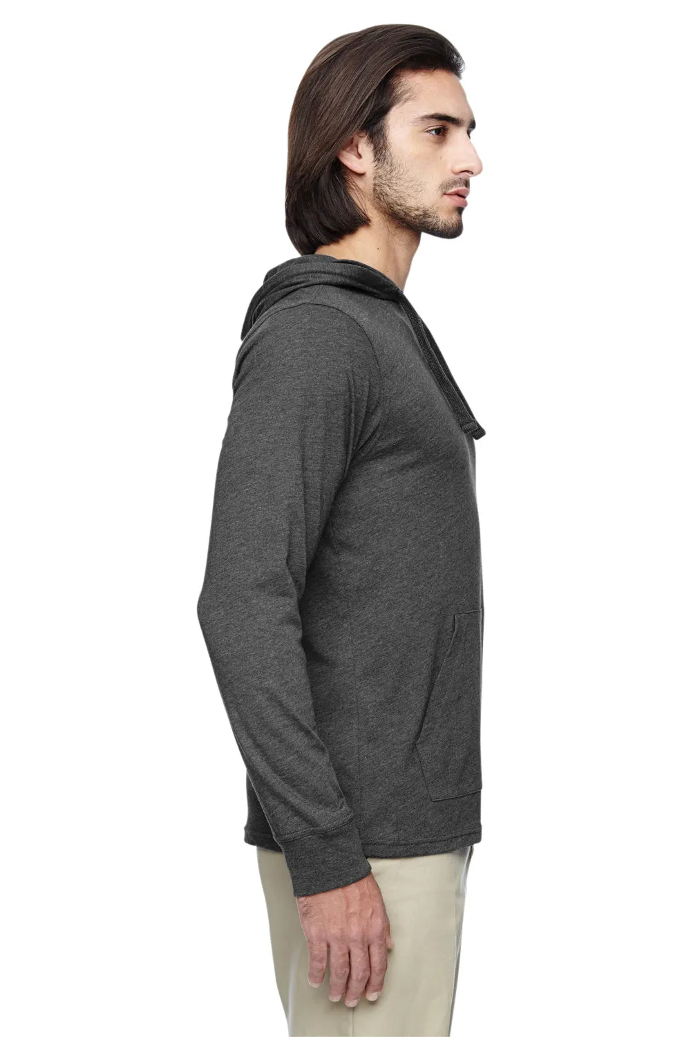 Econscious Mens Eco Jersey Hooded T-SHirt Hoodie - Charcoal Grey  The best Clothing Econscious