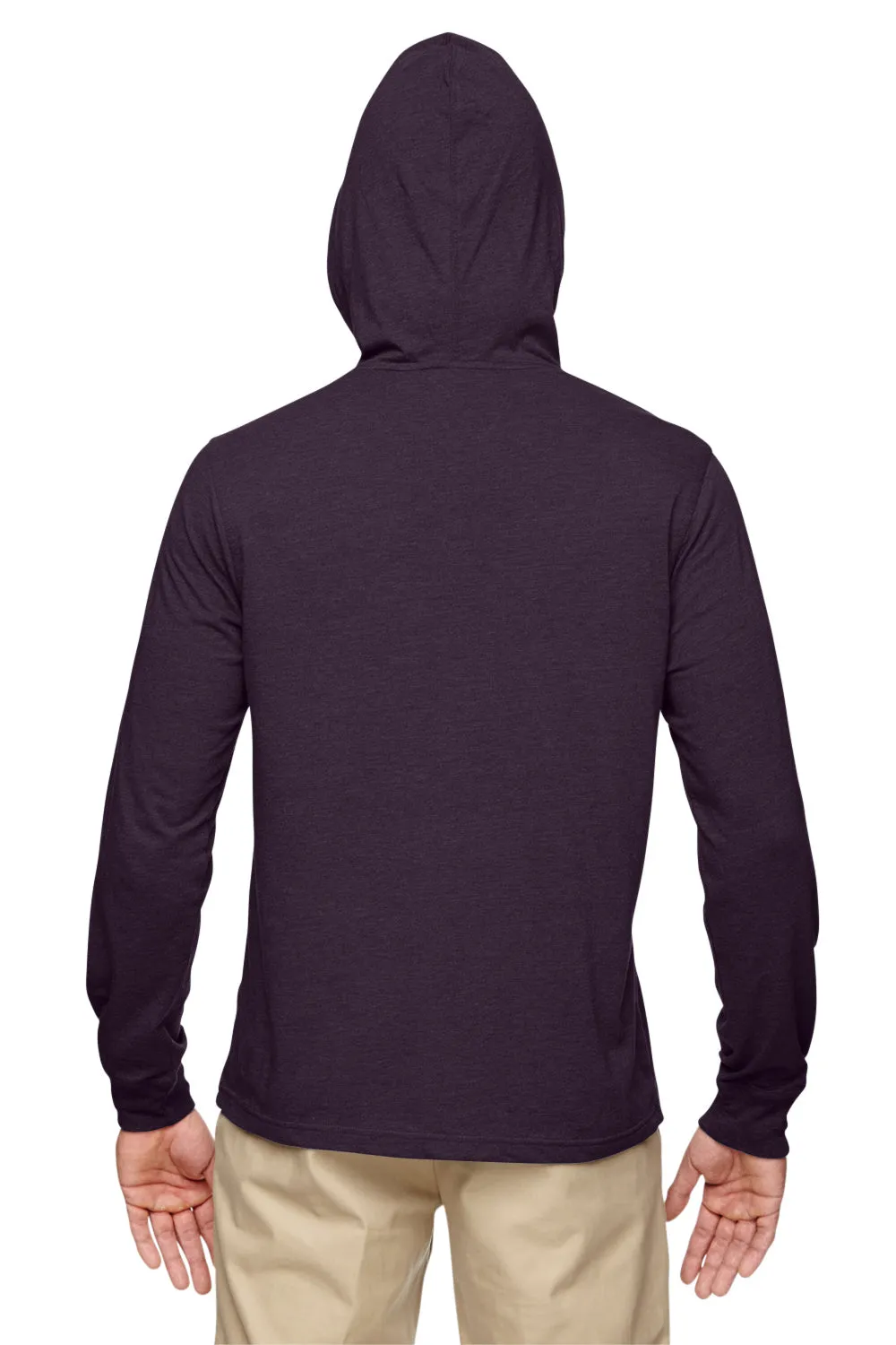 Econscious Mens Eco Jersey Hooded T-SHirt Hoodie - Eggplant Purple  The best Clothing Econscious