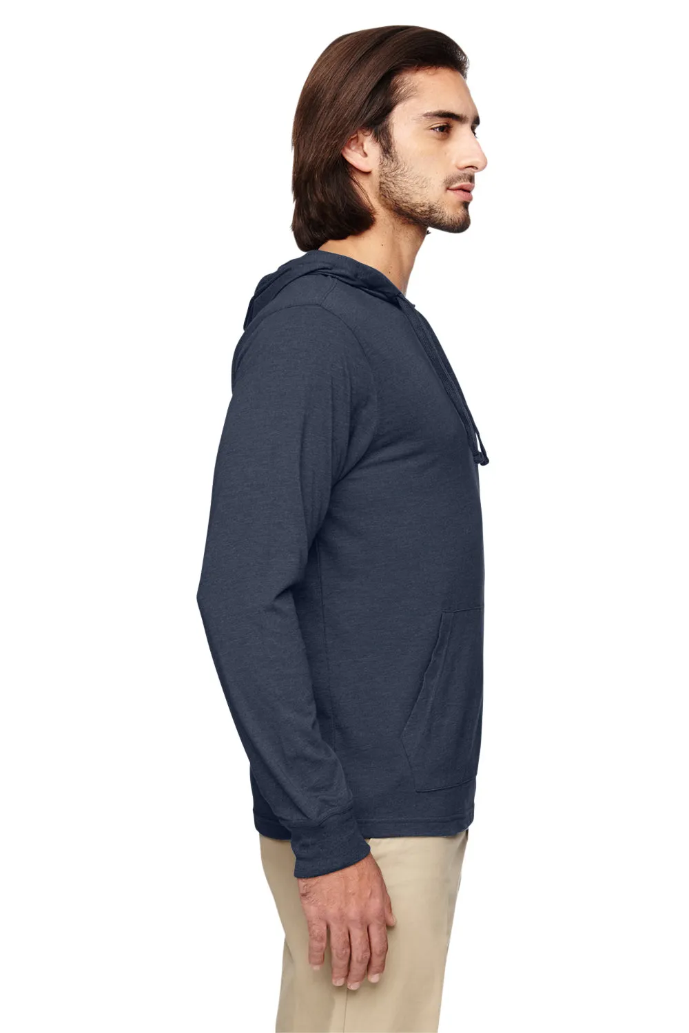 Econscious Mens Eco Jersey Hooded T-SHirt Hoodie - Water Blue  The best Clothing Econscious