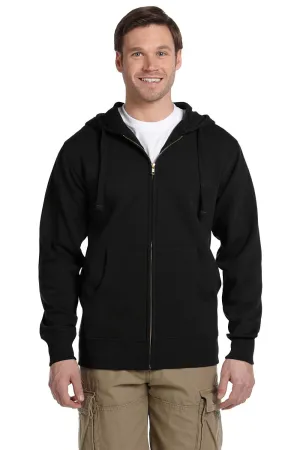 Econscious Mens Full Zip Hooded Sweatshirt Hoodie w/ Pockets - Black  The best Clothing Econscious