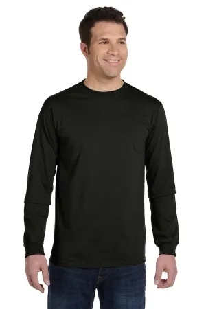 Econscious Mens Long Sleeve Crewneck T-Shirt - Black  The best Clothing Econscious
