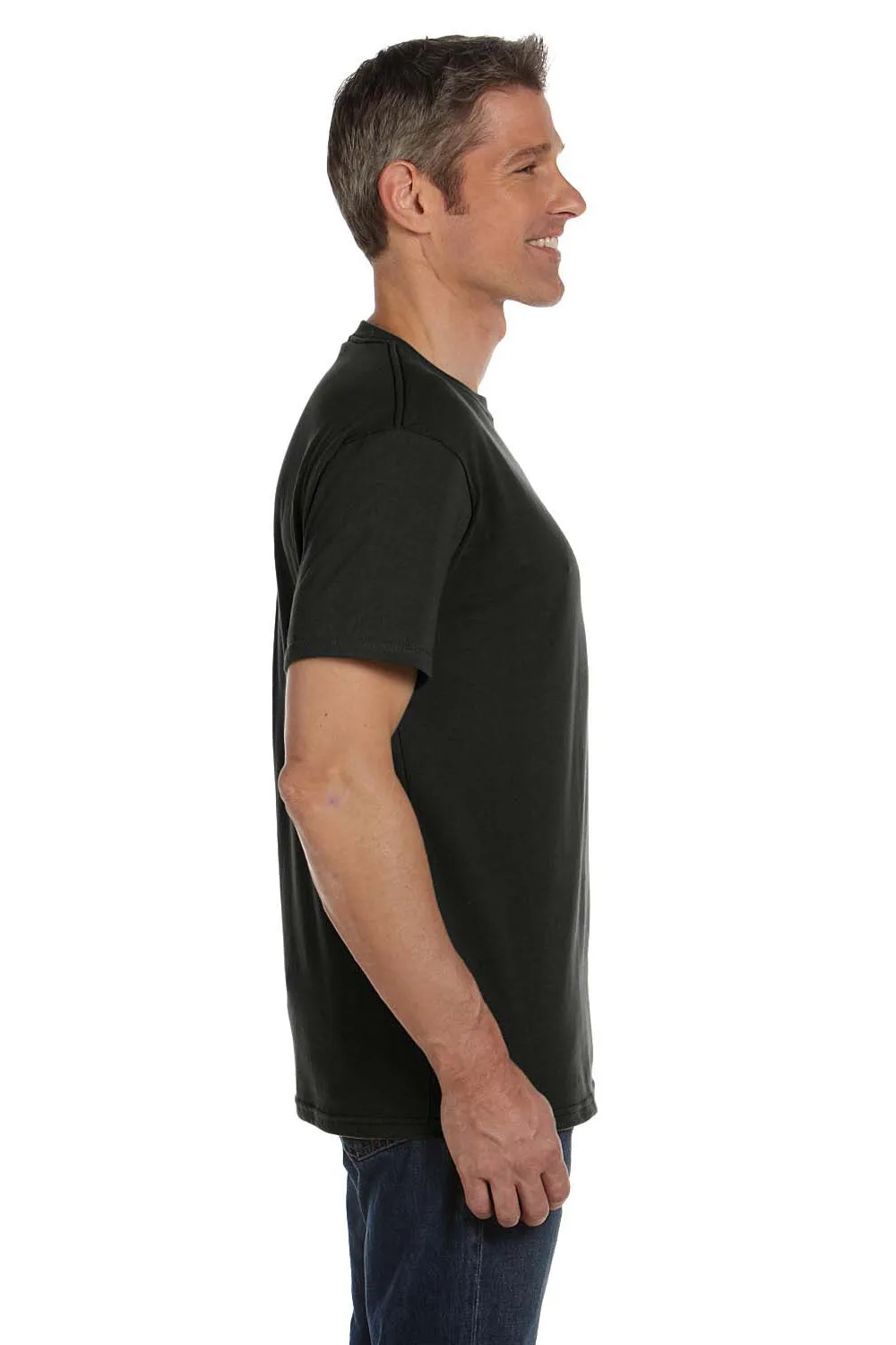 Econscious Mens Short Sleeve Crewneck T-Shirt - Black  The best Clothing Econscious