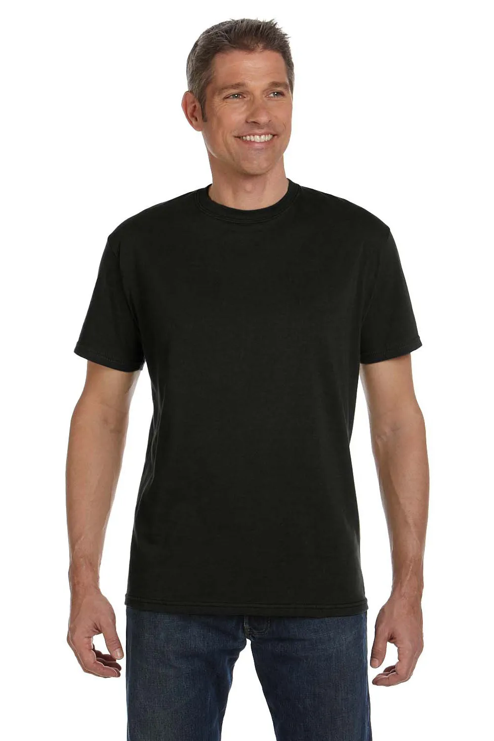 Econscious Mens Short Sleeve Crewneck T-Shirt - Black  The best Clothing Econscious