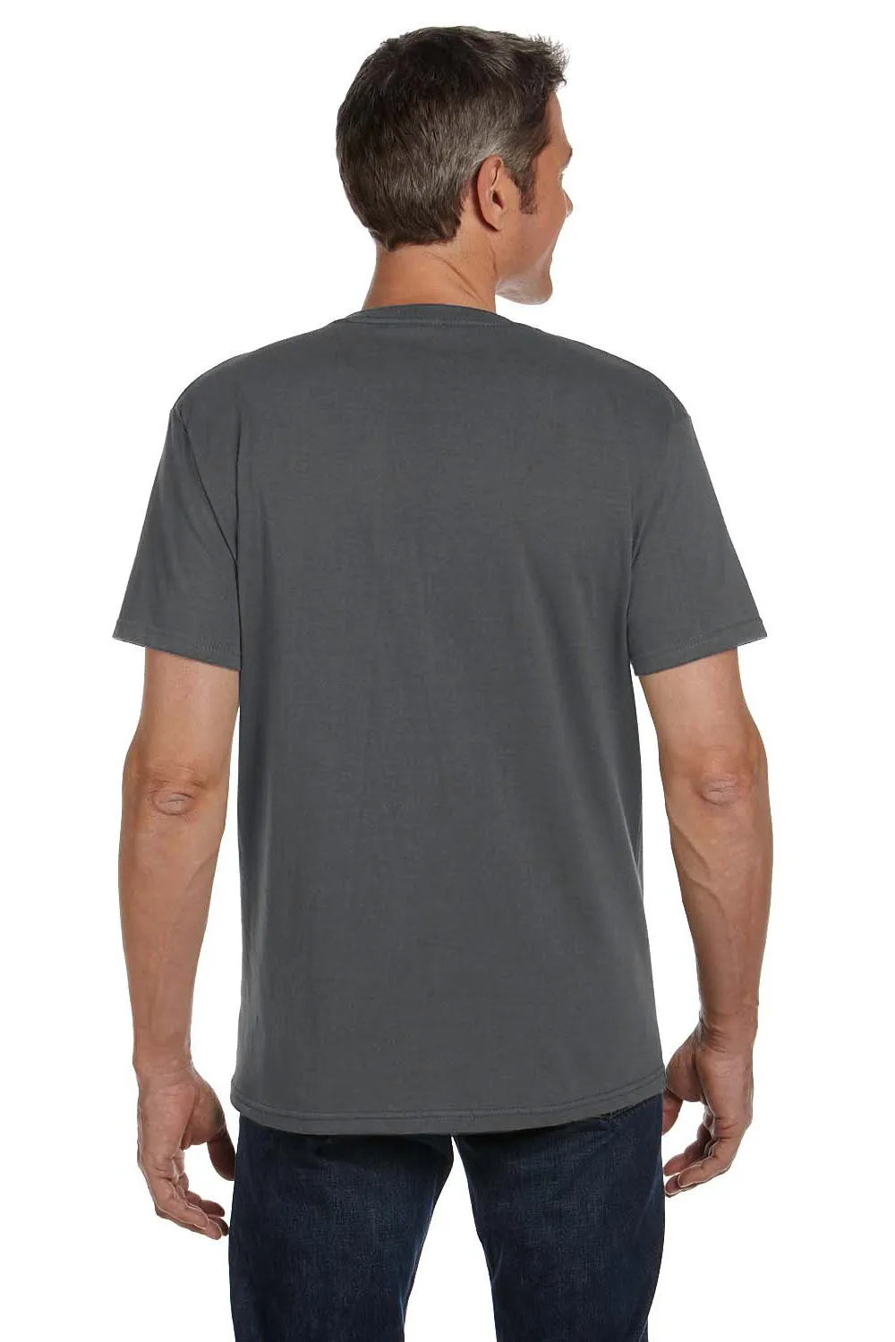 Econscious Mens Short Sleeve Crewneck T-Shirt - Charcoal Grey  The best Clothing Econscious