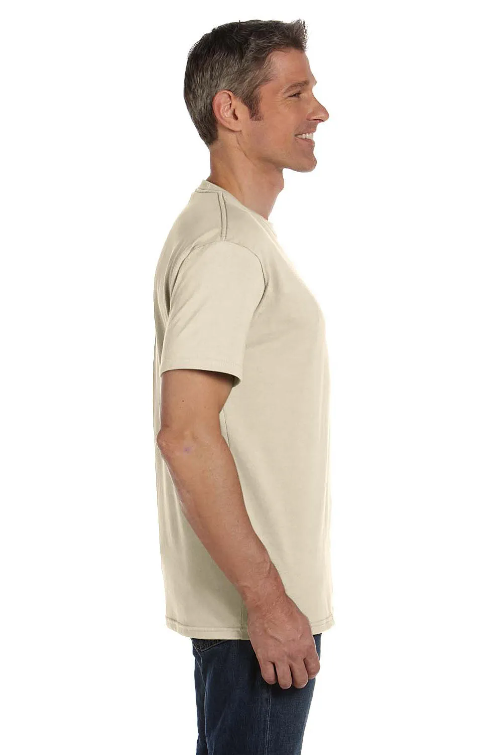 Econscious Mens Short Sleeve Crewneck T-Shirt - Natural  The best Clothing Econscious