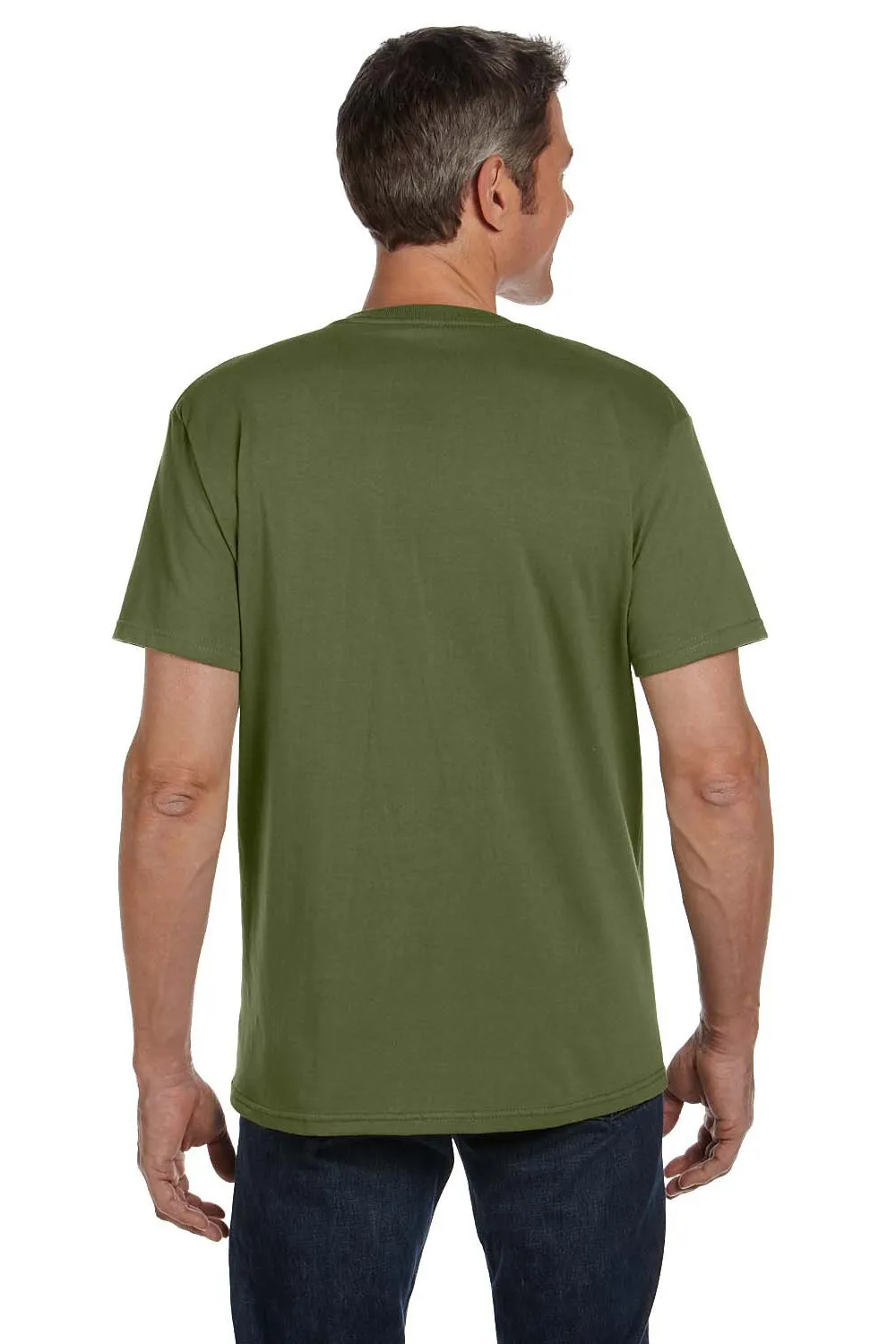 Econscious Mens Short Sleeve Crewneck T-Shirt - Olive Green  The best Clothing Econscious