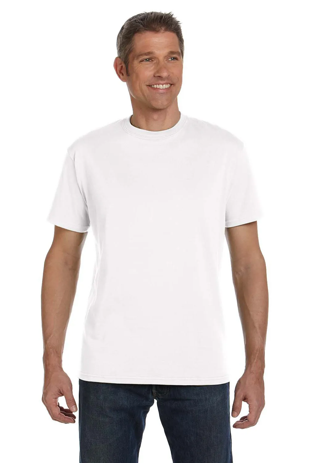 Econscious Mens Short Sleeve Crewneck T-Shirt - White  The best Clothing Econscious