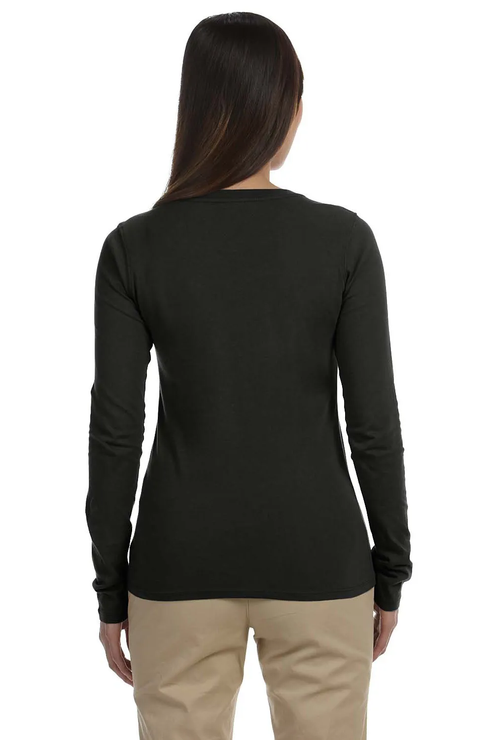 Econscious Womens Long Sleeve Crewneck T-Shirt - Black  The best Clothing Econscious