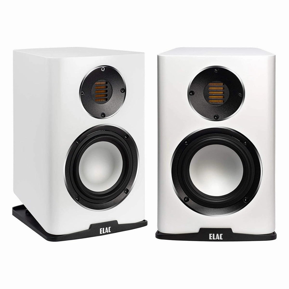 Elac BS243.4-SW 5.25 Inch Bookshelf Speakers - Pair (Satin White)