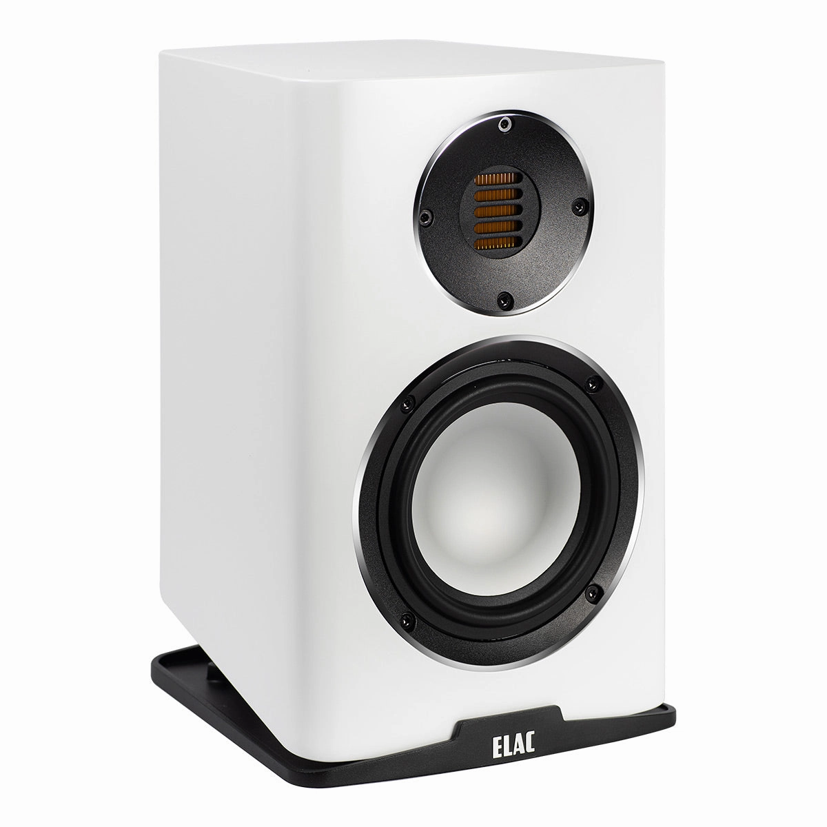 Elac BS243.4-SW 5.25 Inch Bookshelf Speakers - Pair (Satin White)
