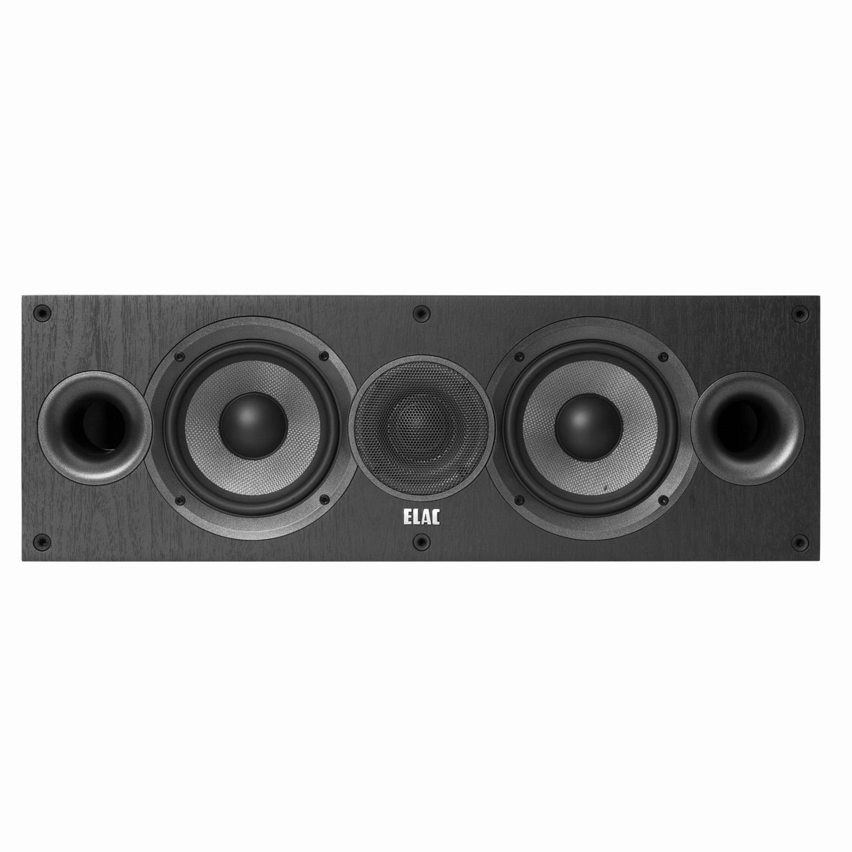 Elac C5.2 Debut 2.0 Center Channel Speaker (Black Ash Vinyl)