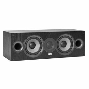 Elac C5.2 Debut 2.0 Center Channel Speaker (Black Ash Vinyl) Center Channel Speakers,Home Theater Center,Dialog Speakers