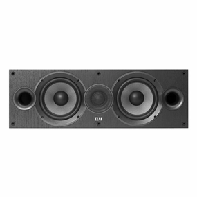 Elac C6.2 Debut 2.0 Center Channel Speaker (Black Ash Vinyl) Center Channel Speakers,Home Theater Center,Dialog Speakers