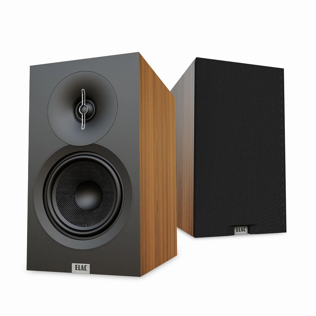 Elac DB53 Debut 3.0 5.25 Inch Bookshelf Speakers - Pair (Walnut)