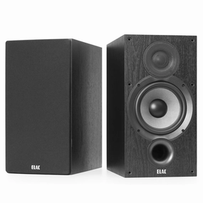 Elac DB62 Debut 2.0 Bookshelf Speakers - Pair (Black Ash Vinyl)