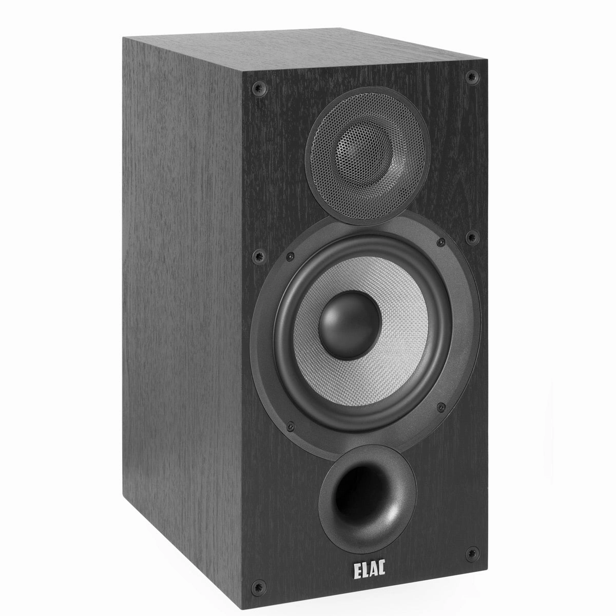 Elac DB62 Debut 2.0 Bookshelf Speakers - Pair (Black Ash Vinyl)