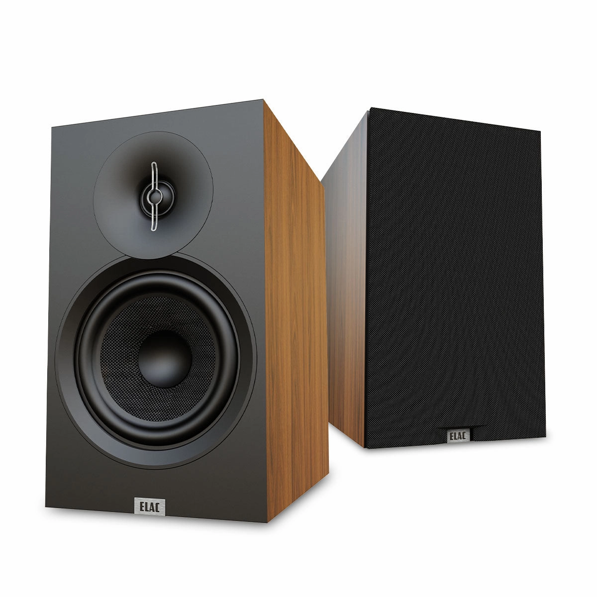 Elac DB63 Debut 3.0 6.5 Inch Bookshelf Speakers - Pair (Walnut)