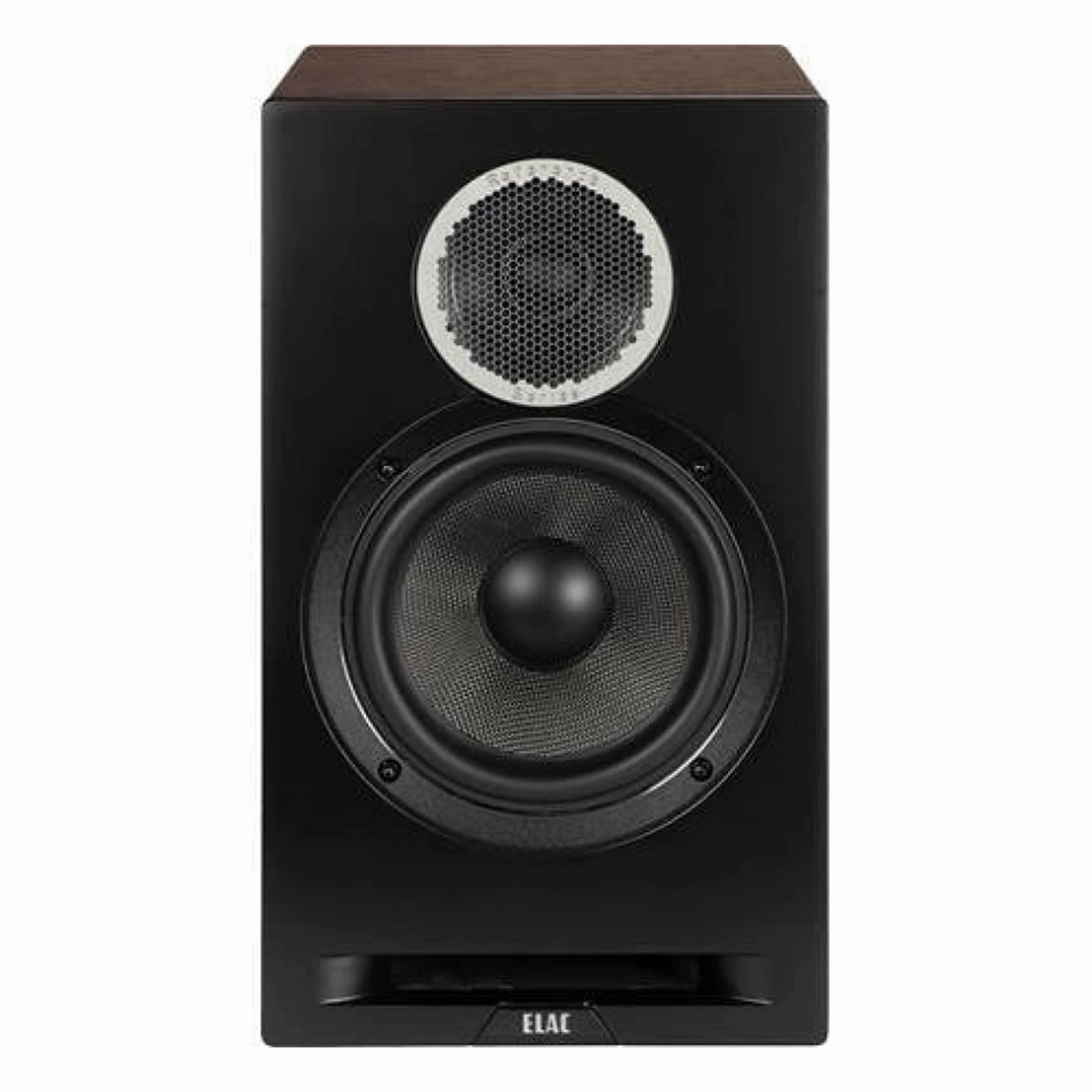 Elac DBR62 6.5 Inch Bookshelf Speakers - Pair (Walnut/Black)