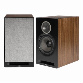 Elac DBR62 6.5 Inch Bookshelf Speakers - Pair (Walnut/Black)