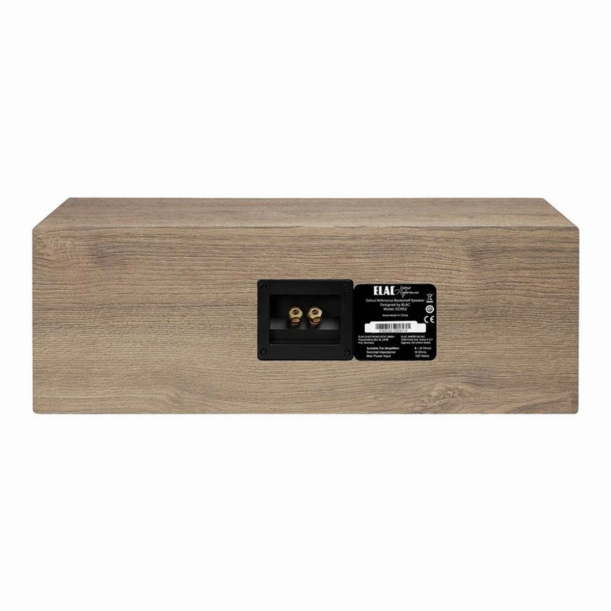 Elac DCR52 5.25 Inch Center Channel Speaker - Each (Oak/White)