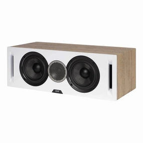 Elac DCR52 5.25 Inch Center Channel Speaker - Each (Oak/White) Center Channel Speakers,Home Theater Center,Dialog Speakers
