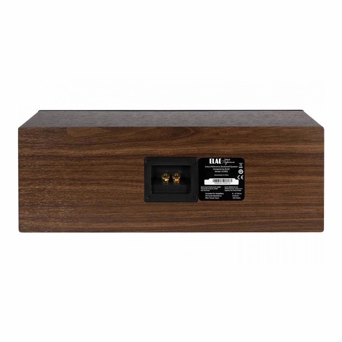 Elac DCR52 5.25 Inch Center Channel Speaker - Each (Walnut/Black)