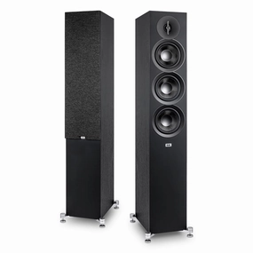 Elac DF53 Debut 3.0 5.25 Inch Floorstanding Speaker - Pair (Black)