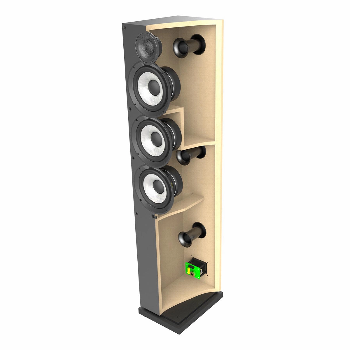 Elac F6.2 Debut 2.0 Floorstanding Speaker - Pair (Black Ash Vinyl)