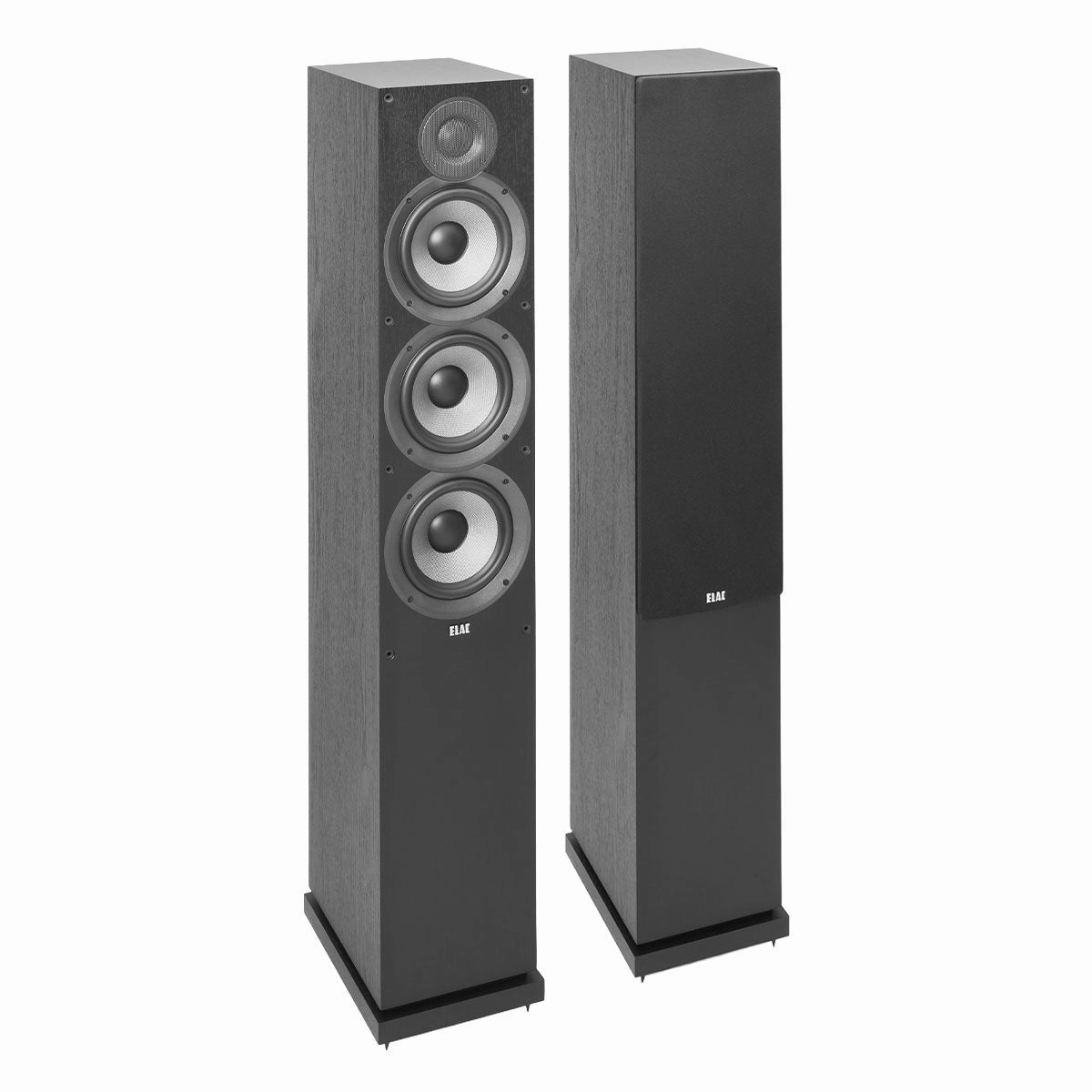 Elac F6.2 Debut 2.0 Floorstanding Speaker - Pair (Black Ash Vinyl)