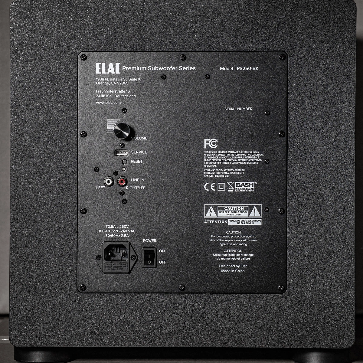 Elac PS250 Varro 10 Inch Smart Subwoofer - Each (Black)