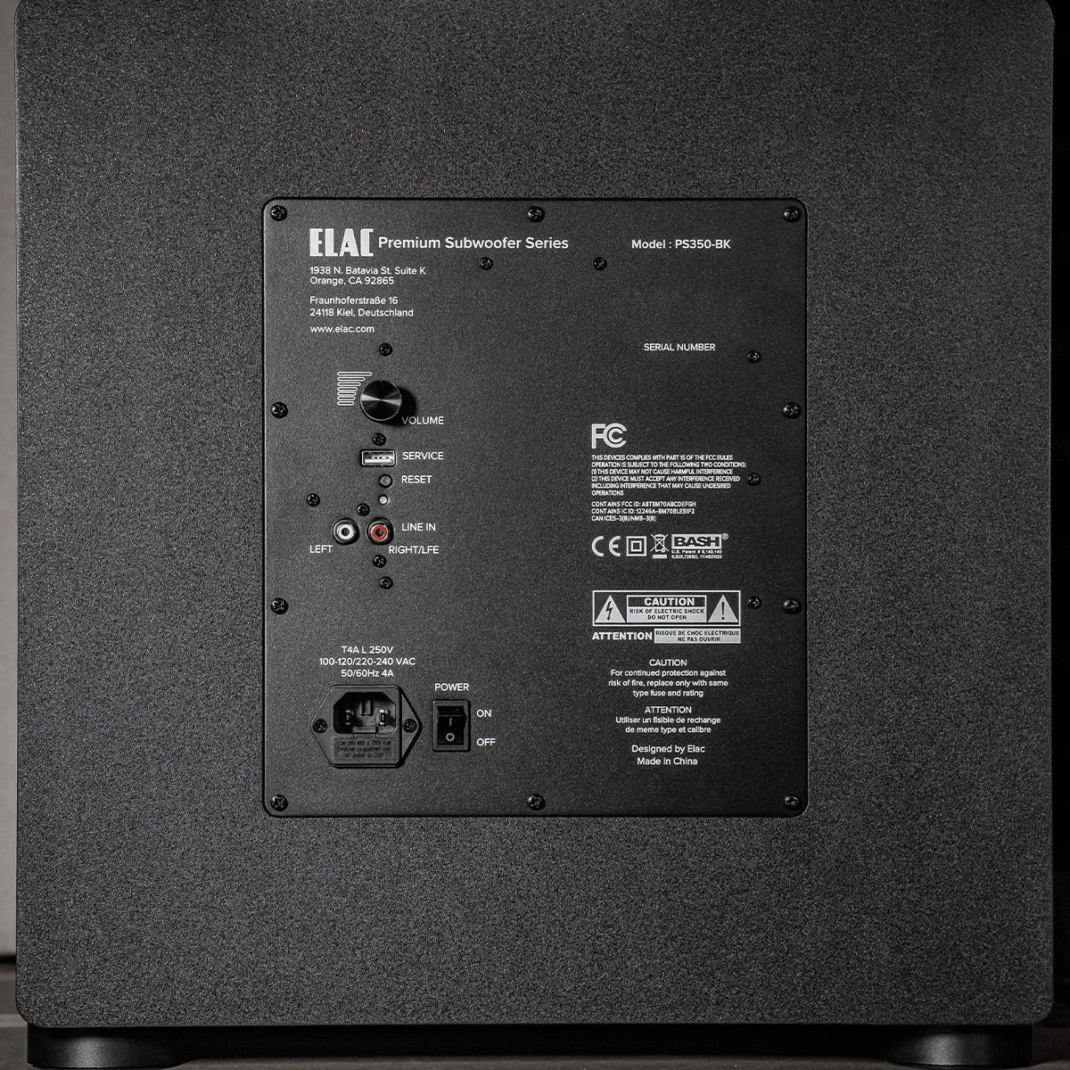 Elac PS350 Varro 12 Inch Smart Subwoofer - Each (Black)