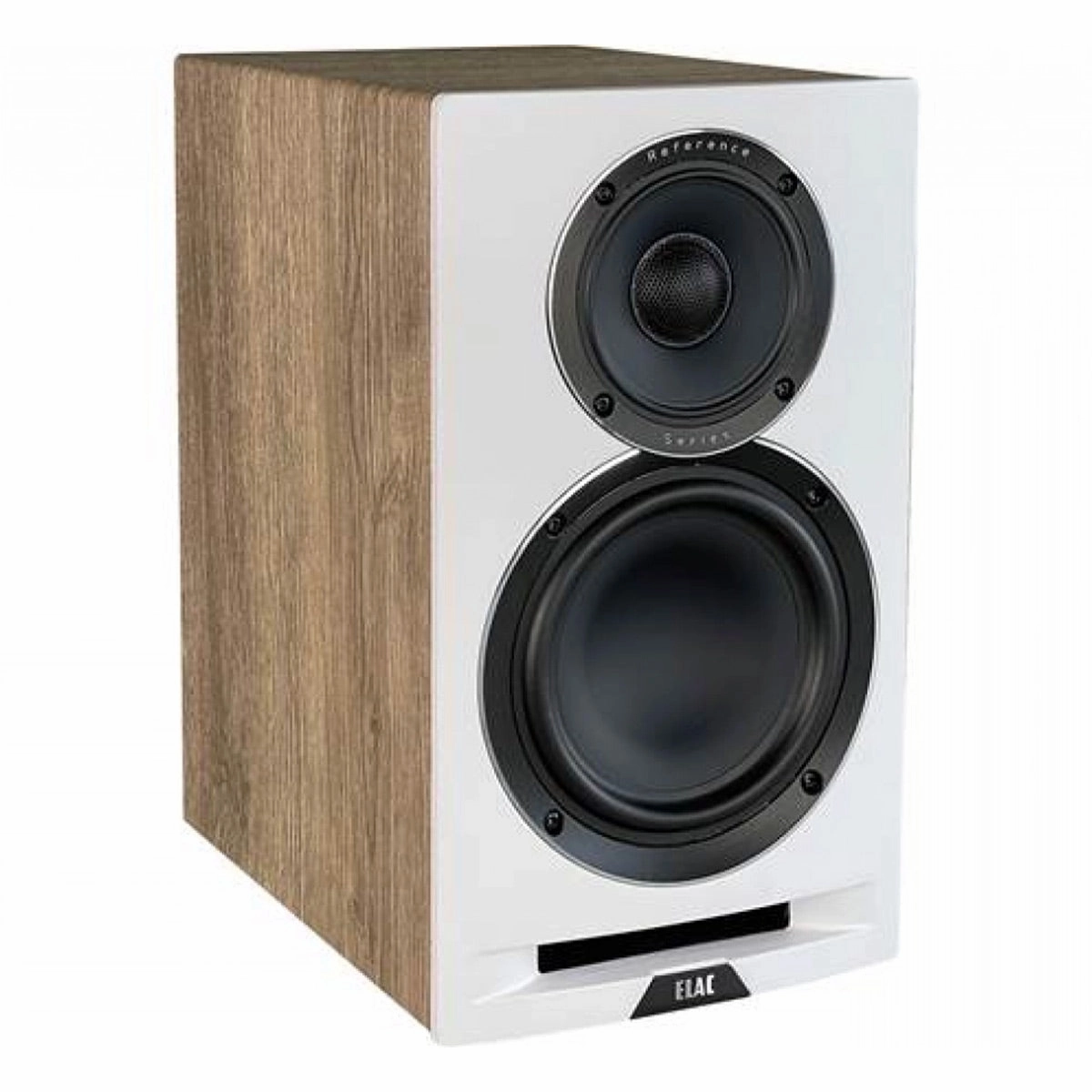 Elac UBR62 6.5 Inch Bookshelf Speakers - Pair (Oak/White)