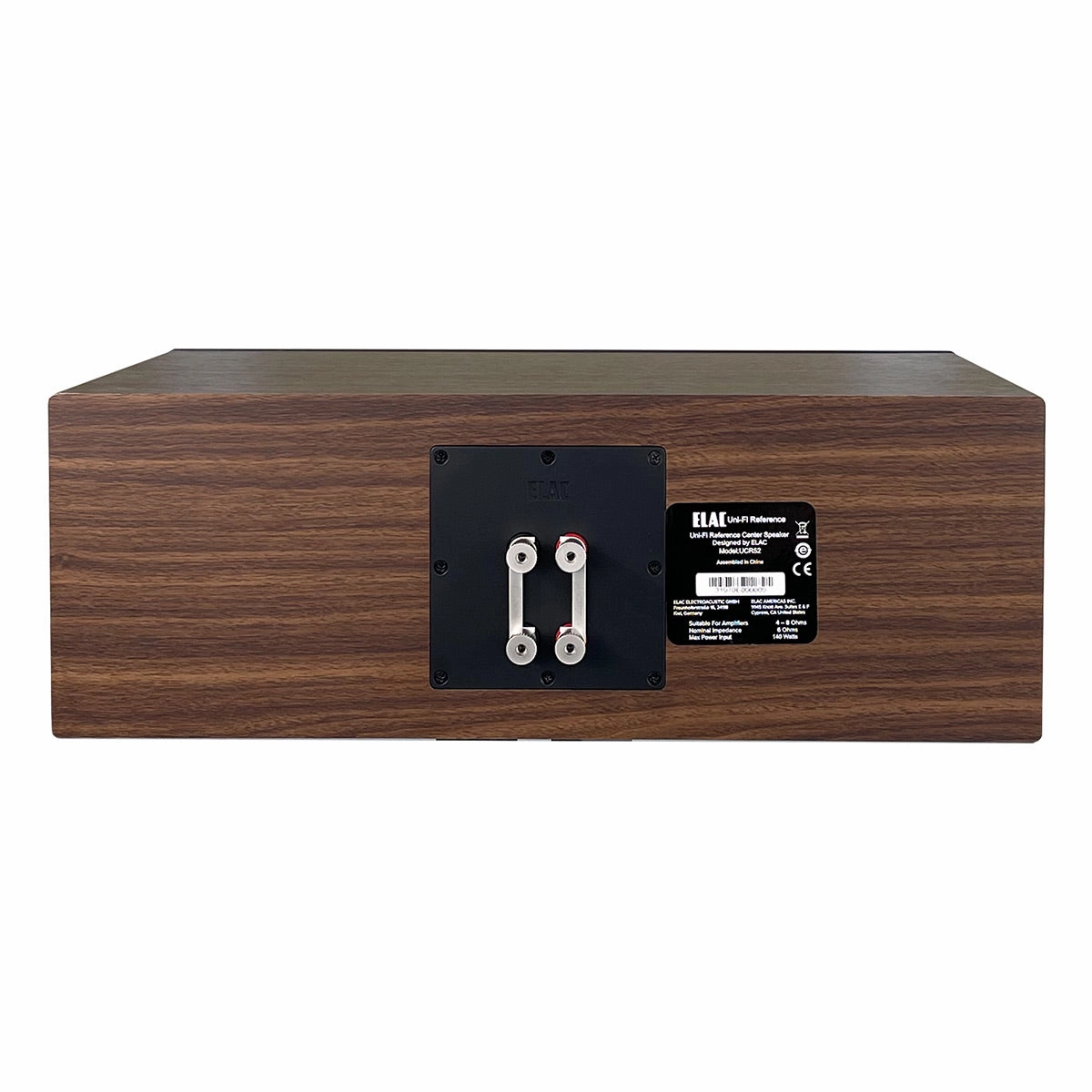 Elac UCR52 5.25 Inch Center Speaker - Each (Walnut/Black)