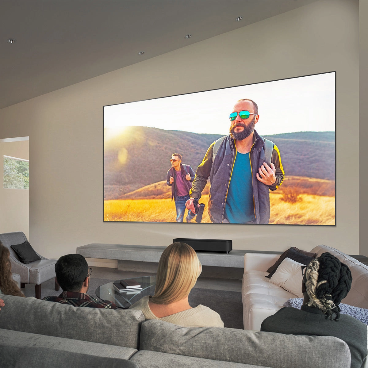 Epson EpiqVision LS800 Ultra Short-Throw 4K PRO-UHD 3-Chip Laser Projector with Smart Streaming (Black)