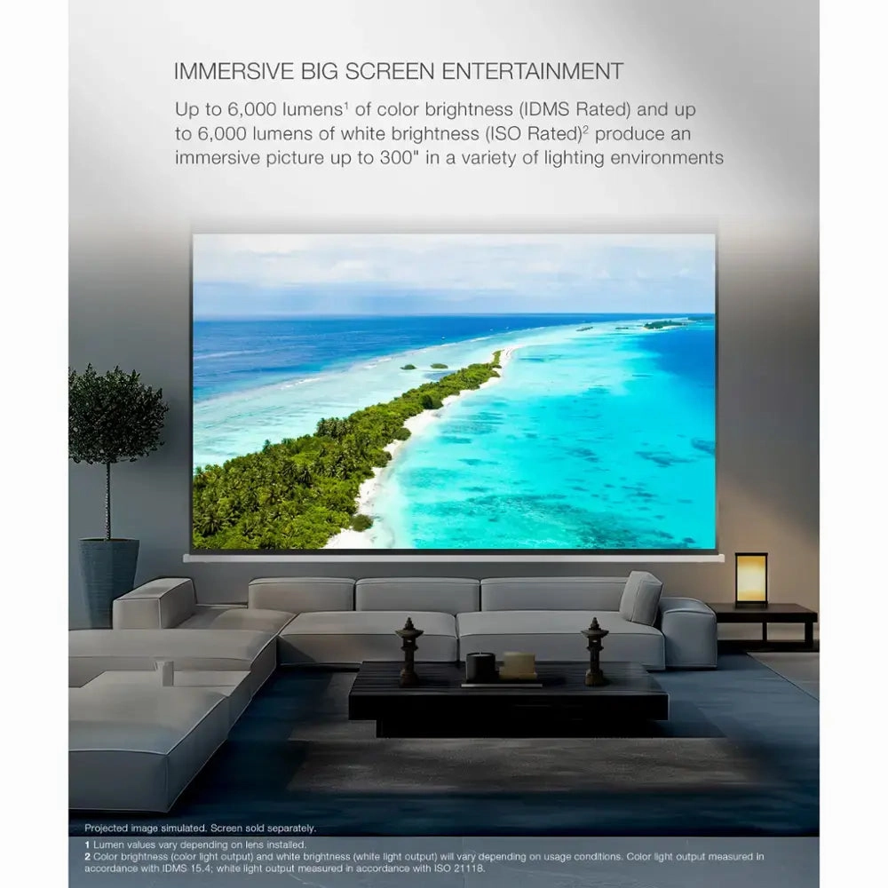 Epson QL7000 4K HDR High-Lumen 3LCD Laser Projector (Each)